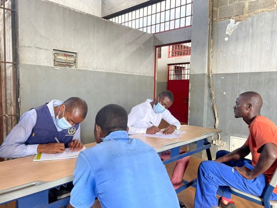 Auscultados cidadãos nos Estabelecimentos Penitenciários do Congo e Kindoki no uíge