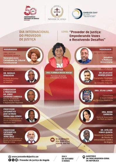 Provedoria de Justiça Comemora o Dia Internacional do Provedor de Justiça